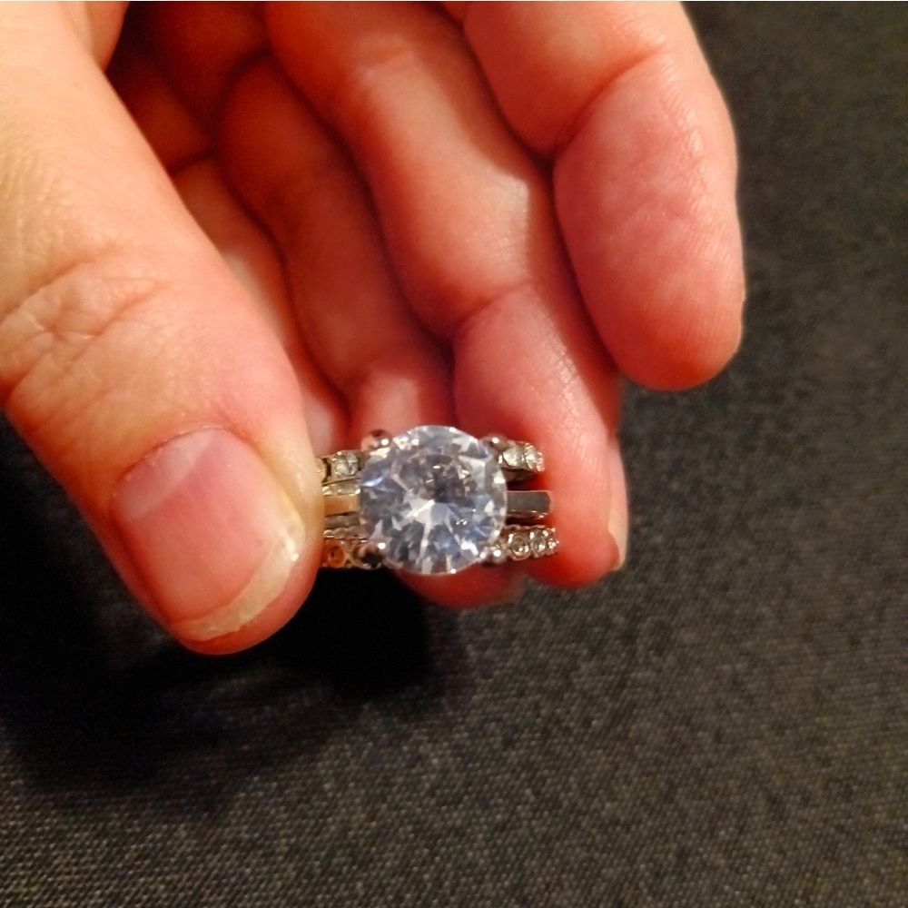 Diamond Wedding Set  - Picture 8 of 12